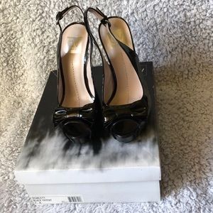Dolce Vita black patent leather heels